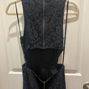 ALI & JAY Black Lace Maxi Dress